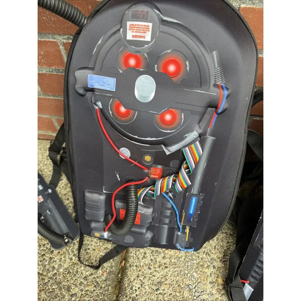 2 Ghostbusters Proton Packs Backpack w/Particle Wand School Costume Cosplay